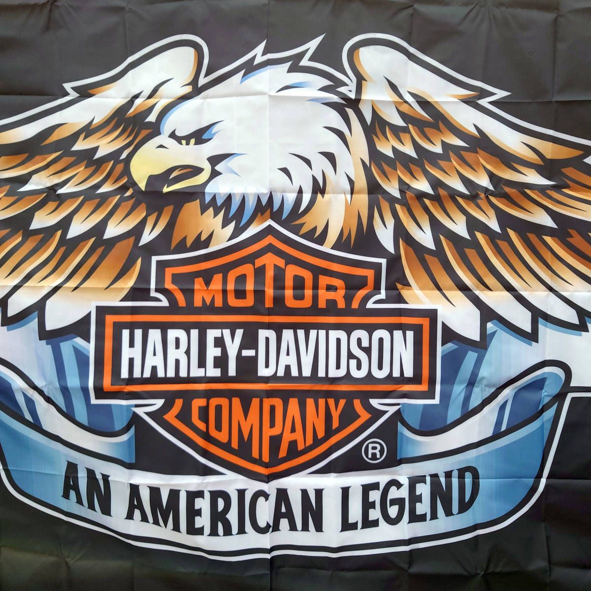 最大 ハーレーダビットソン フラッグ 2400×1600㎜ P559 HarleyDavidson USA 旗 インテリア タペストリー ガレージ バナー 巨大 ポスター_画像5