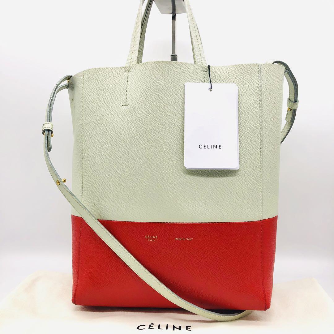 CELINE セリーヌ cabas カバ ラムレザー フィービー期-