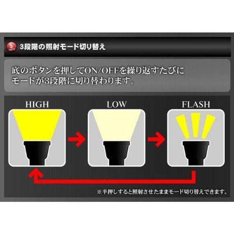 新品 LEDライト サイクルホルダー付属 CREE Q5 単四電池式 アウトドア ウォーキング 非常用 緊急時 災害用 YA_画像8