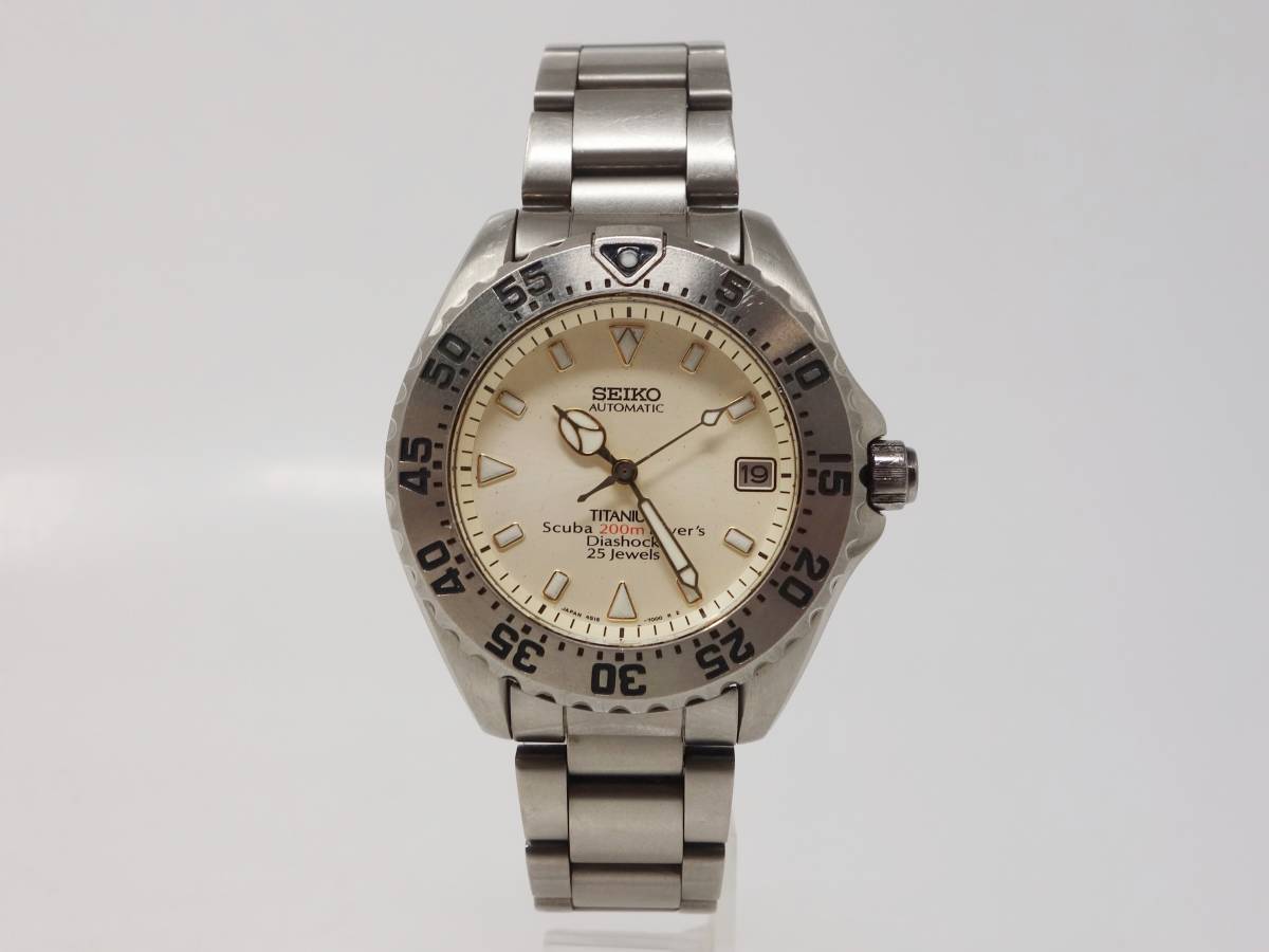 ジャンク SEIKO TITANIUM Scuba 200m Diver's セイコー スキューバ