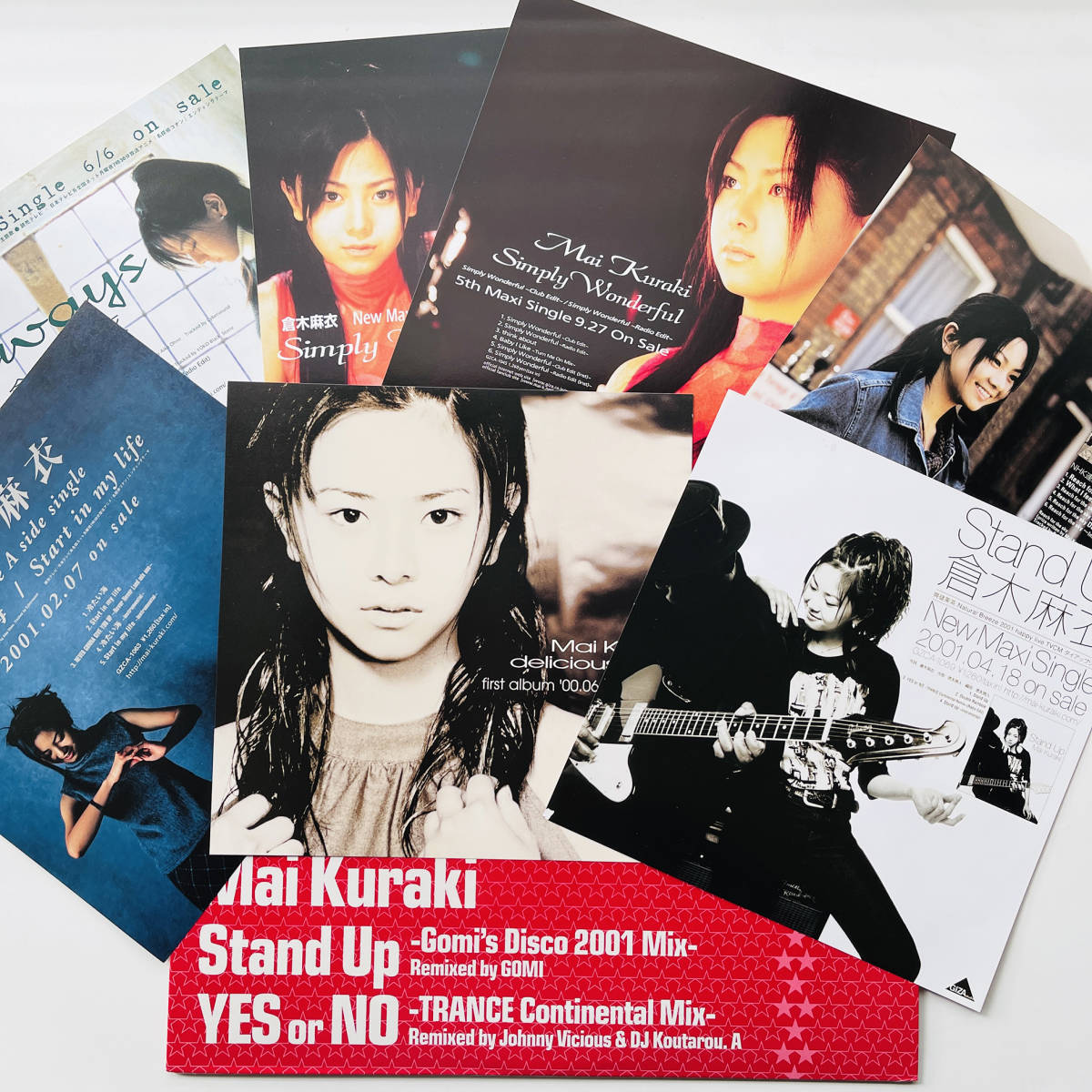 貴重販促カード7枚付き 未開封シールド レコード〔 倉木麻衣 - Stand Up / Yes Or No 〕Mai Kuraki_画像1