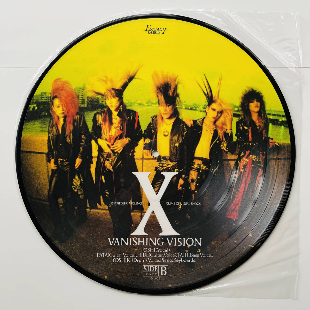 X JAPANのVANISHING VISION ピクチャーレコード-