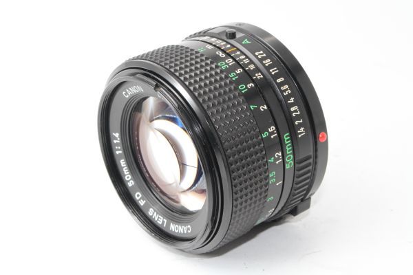超安い品質 ☆良品☆ キヤノン CANON NEW FD 50mm F1.4 MF オールド