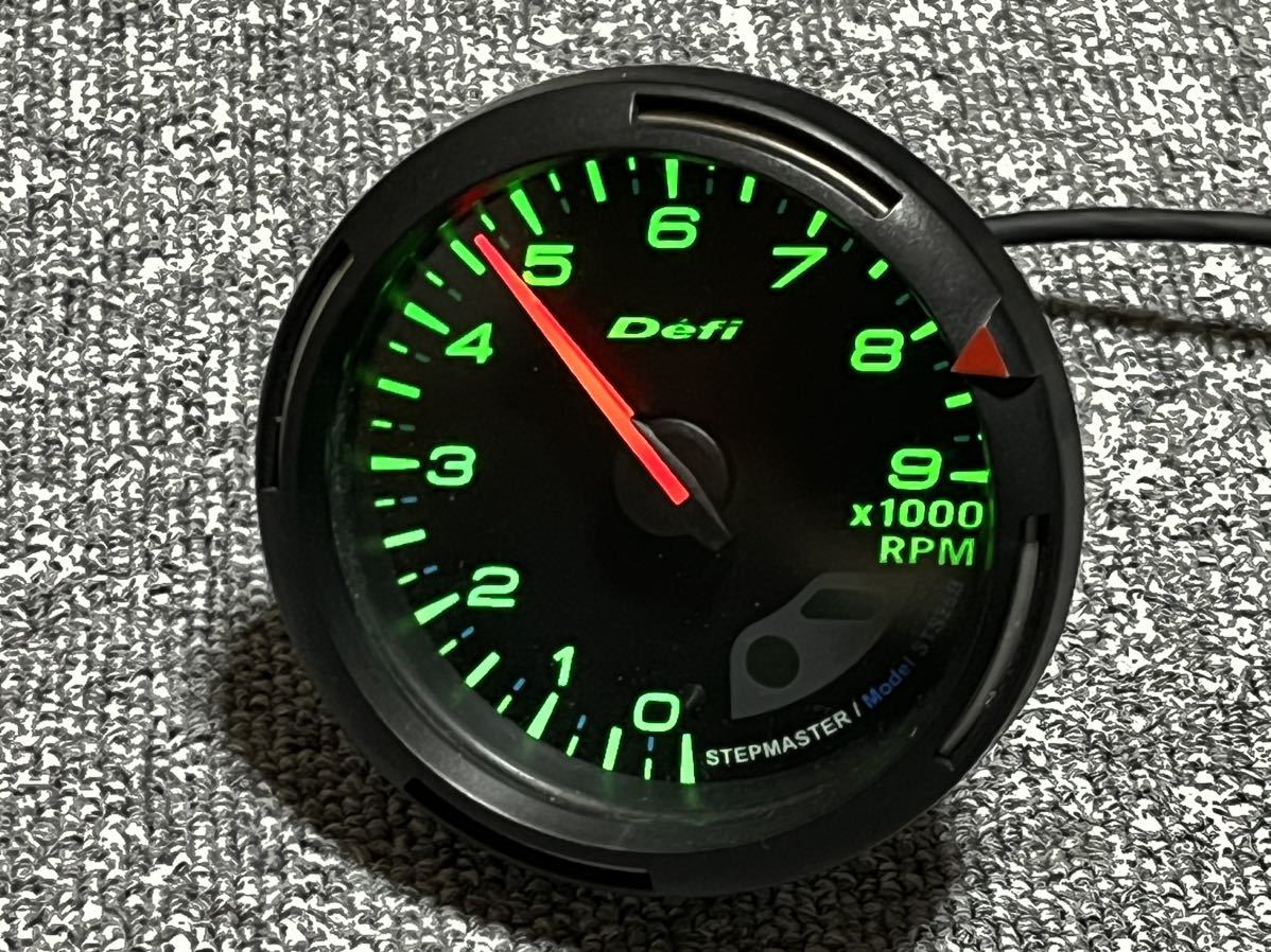  Defi link meter last model 80 pie STS26B black face 9000rpm tachometer tachometer Defi