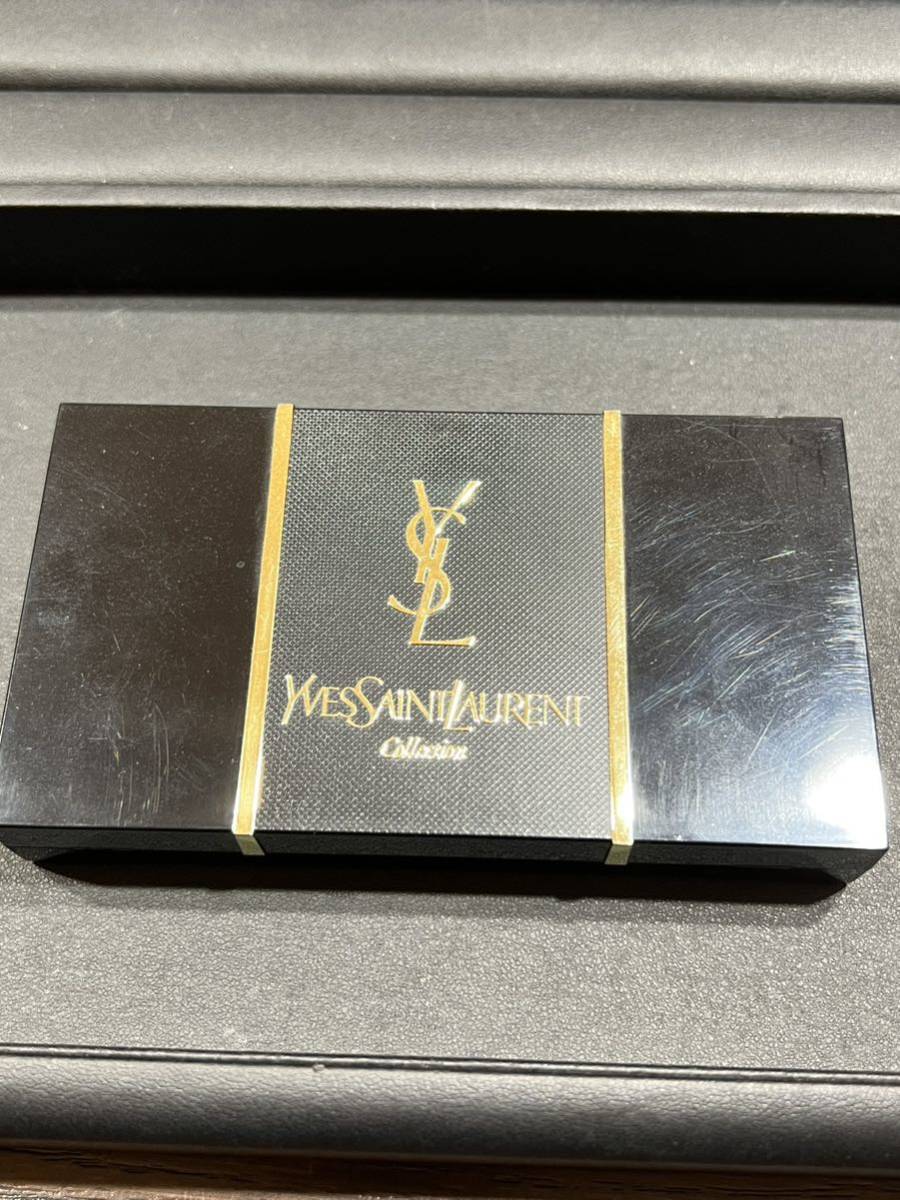 YSL/YVES SAINT LAURENT/イヴサンローラン ブランド ガスライター 高級 おしゃれ ケース付き 現状品 着火未確認 送370_画像1