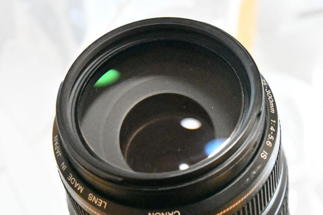 一眼レフカメラ キヤノン レンズ Canon EF 75-300mm F4-5.6 IS USM 整備 レンズ電気接点コーティング【中古】_画像7