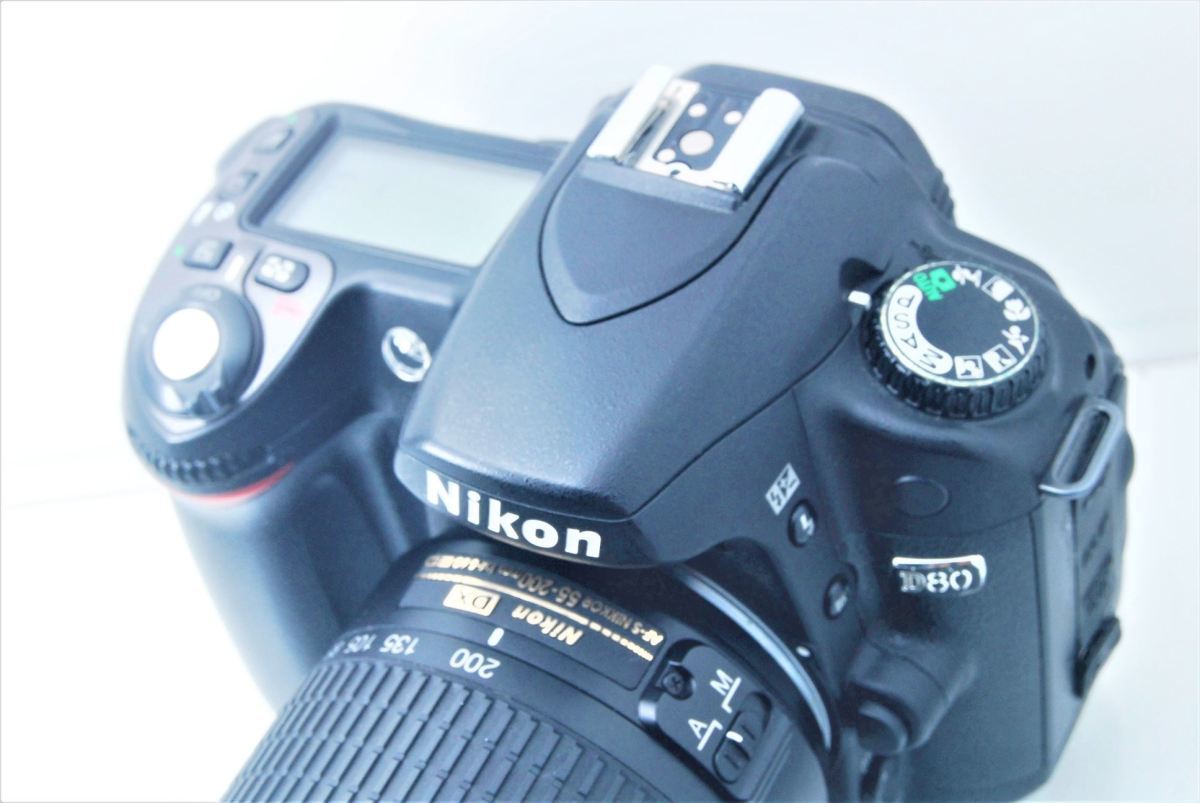 一眼レフカメラ 初心者 中古 一眼レフ Nikon D80 ダブルレンズキット 整備 センサークリーニング【中古】_画像2