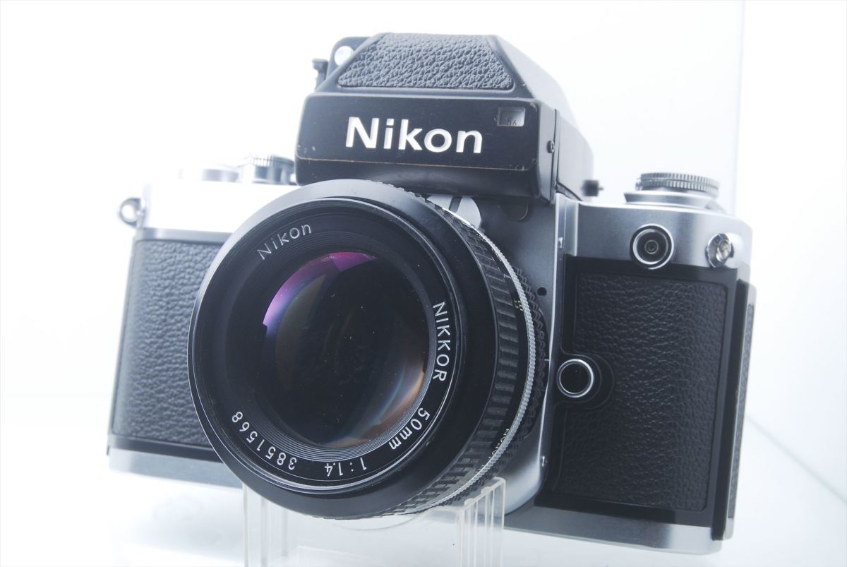 一眼レフカメラ 初心者 中古 フィルムカメラ Nikon F2 フォトミック シルバー レンズセット【中古】【オーバーホール済】_画像2
