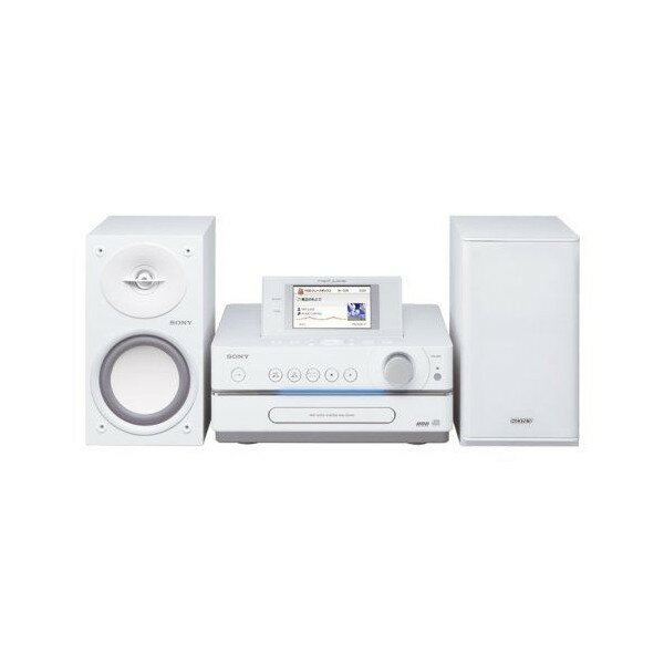 システムコンポ ソニー ハードディスクオーディオレコーダー ホワイト SONY NAS-D55HD-W hdd CD AM/FM【中古】