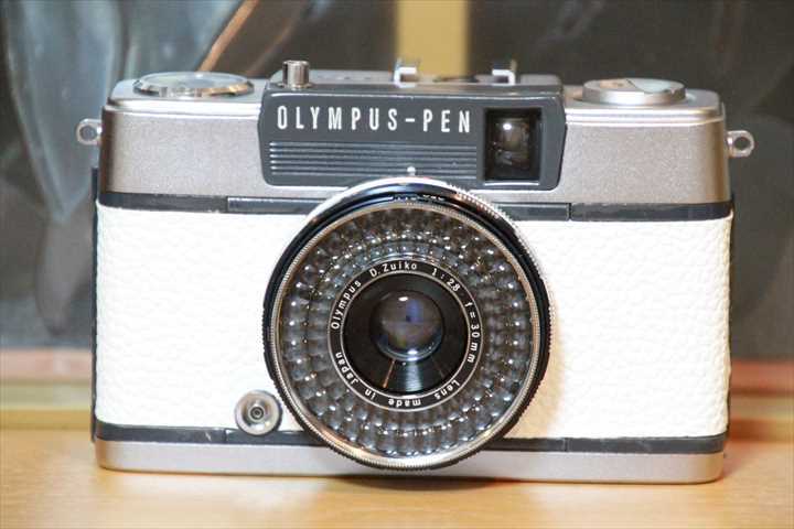フィルムカメラ OLYMPUS PEN EES-2 olympus ホワイトカスタム【中古】【オーバーホール済】