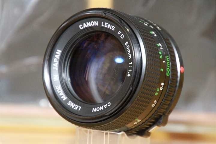オールドレンズ 一眼レフカメラ 初心者 Canon FD 50mm F1.4 単焦点レンズ キャノン レンズ 【中古】_画像1