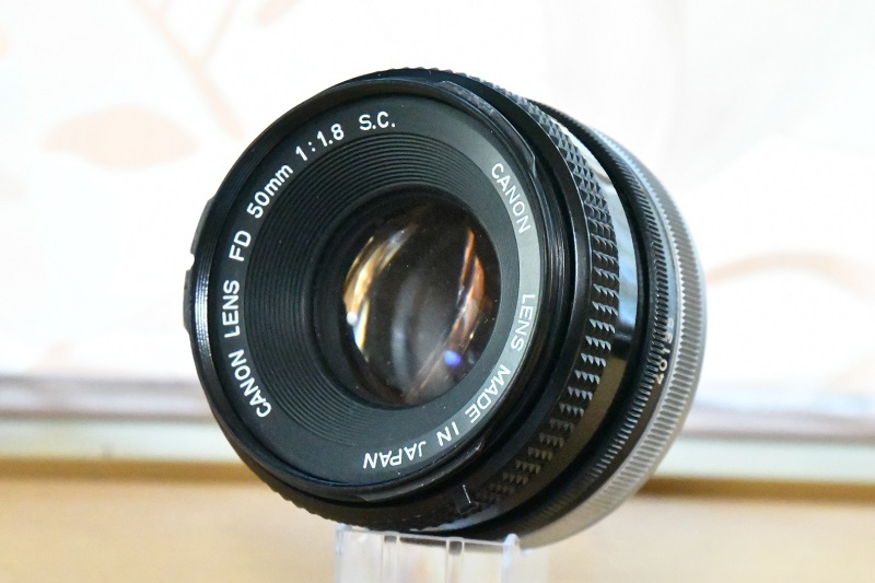 オールドレンズ 一眼レフカメラ 初心者 中古 一眼レフ CANON LENS FD 50mm F1.8 S.C.【中古】_画像1