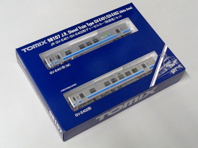 TOMIX GV-E401・GV-E402形ディーゼルカー(秋田色)セット(2両) #98107