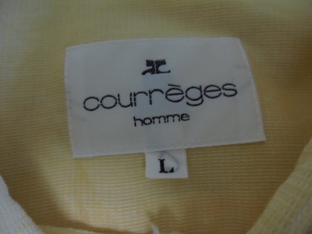 courreges homme クレージュオム 長袖 シャツ/L_画像3