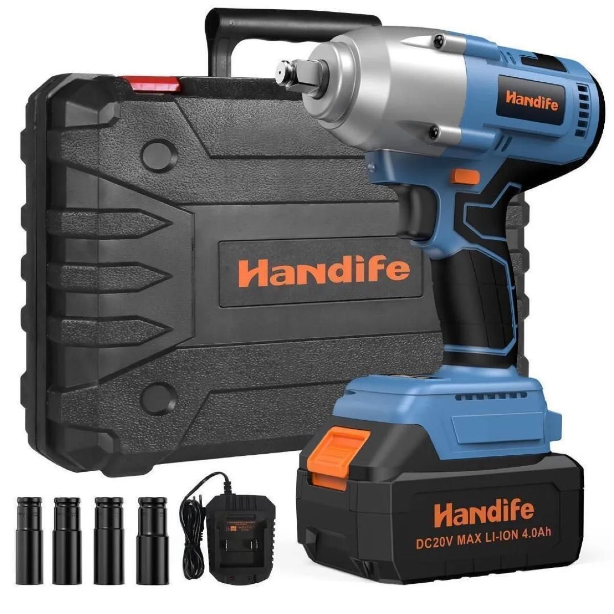 Handife 電動インパクトレンチ コードレス 20V 4 0Ah コードレス Handife 電動インパクトレンチ コードレス 20V 4 0Ah コードレス