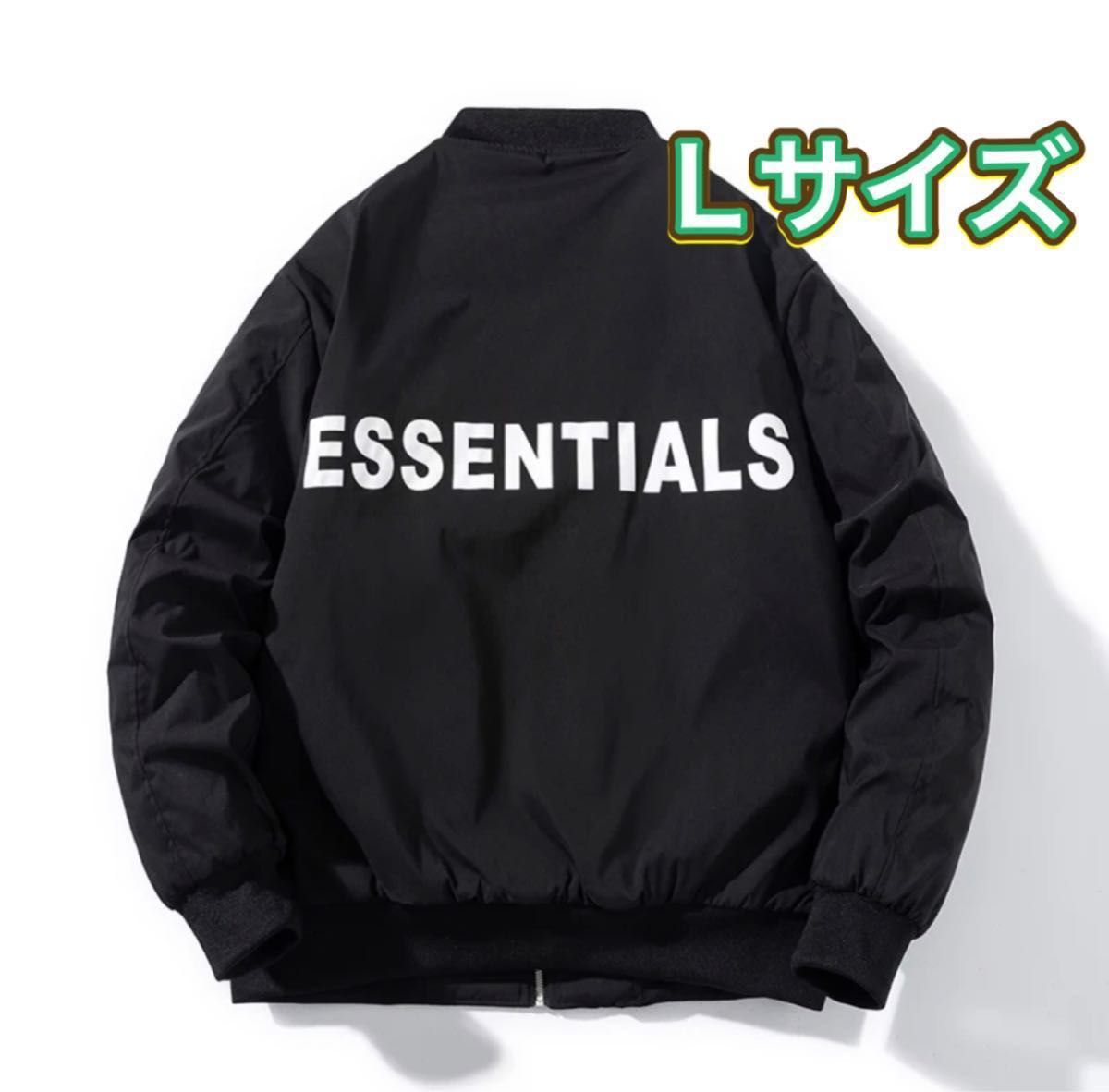 新品・未使用】ESSENTIALSエッセンシャルズ ボンバージャケットL 新品・未使用】ESSENTIALSエッセンシャルズ ボンバージャケットL