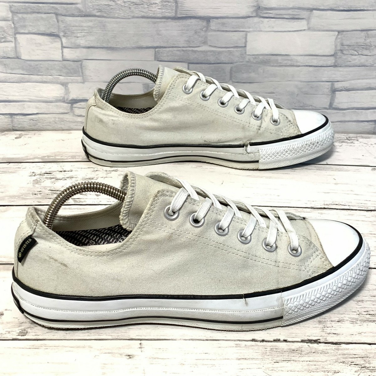 R4813bE CONVERSE コンバース スニーカー 26cm グレー メンズ ALL STAR 100 GORE-TEX OXオールスター 100 ゴアテックス オックス 靴の画像3