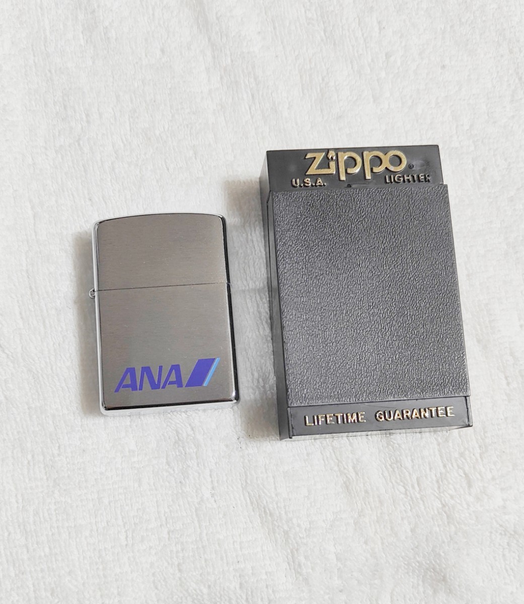 ZIPPO ANA 全日空　1996年製　未使用品　ジッポー　飛行機　航空会社　90年代_画像1