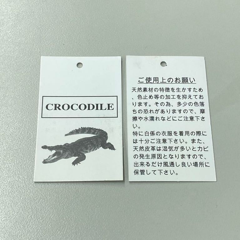 ミニ財布　クロコダイル　ワニ皮　ワニ革　パッチワーク　折り財布　ショートウォレット　レザー　小銭入れ　コインケース　27_画像6