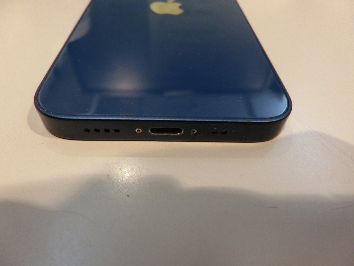 同梱不可】 iPhone12 SIMフリー☆Apple mini 本体のみ☆ 美品 ブルー