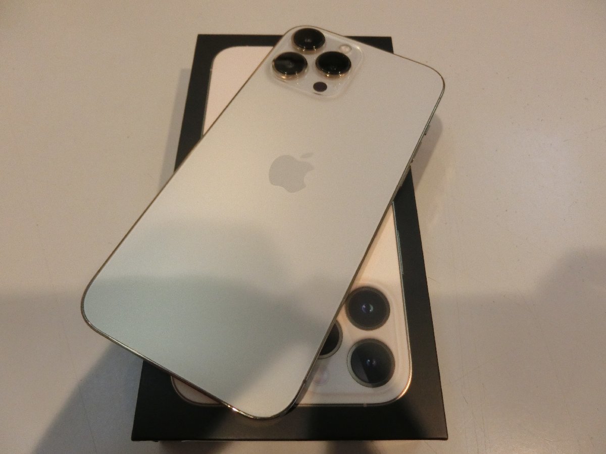 SIMフリー☆iPhone13 Pro Max 128GB ゴールド 美品☆(iPhone)|売買