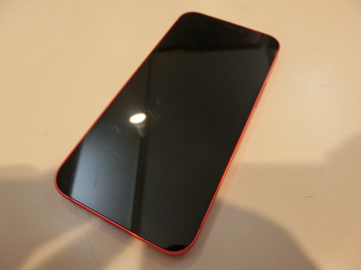 SIMフリー☆Apple iPhone12 mini 128GB レッド 中古品 本体のみ☆