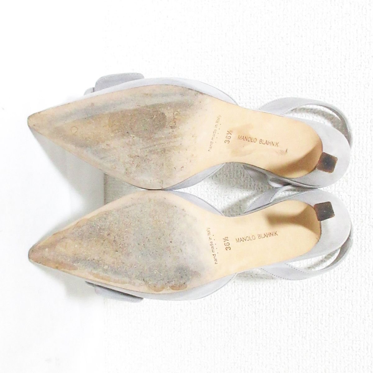 Sản phẩm 美品 MANOLO BLAHNIK マノロブラニク Maysli 70 ポインテッド