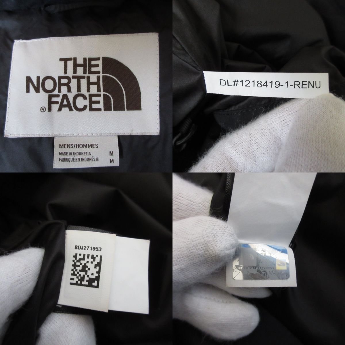 美品 19AW THE NORTH FACE ザノースフェイス DOWN SIERRA 3.0 JACKET ダウンジャケット NF0A48LC サイズM ブラック_画像7