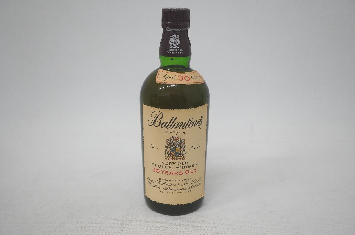 S10-6 未開栓 古酒 Ballantines バランタイン 30年 30 YEARS OLD スコッチ ウイスキー 750ml 43%_画像1