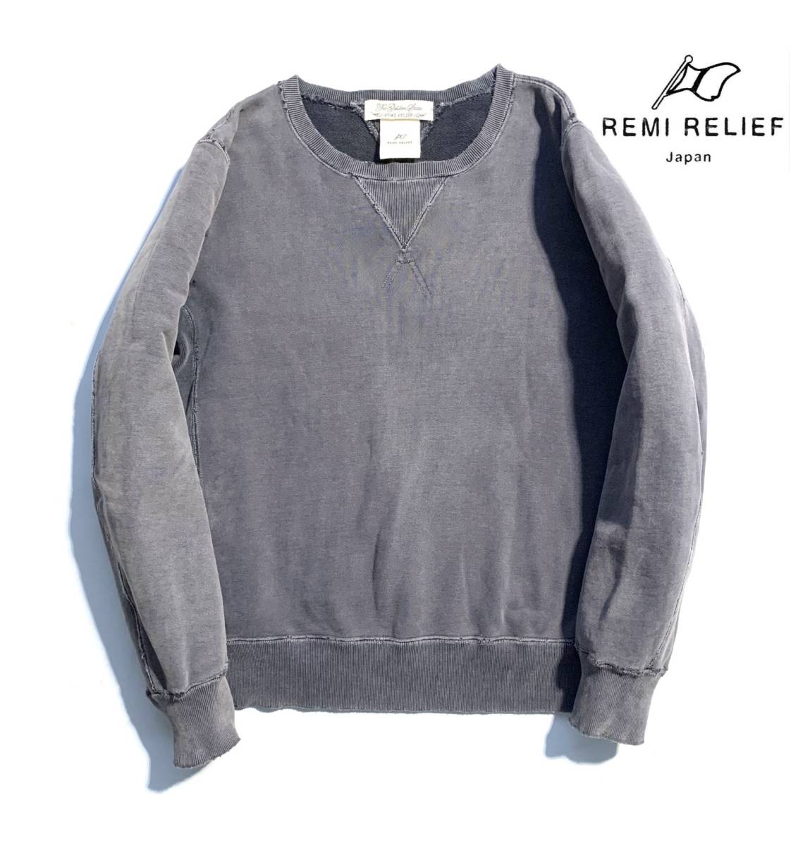 名作【XL】REMI RELIEF レミレリーフ クルーネック スウェット XL