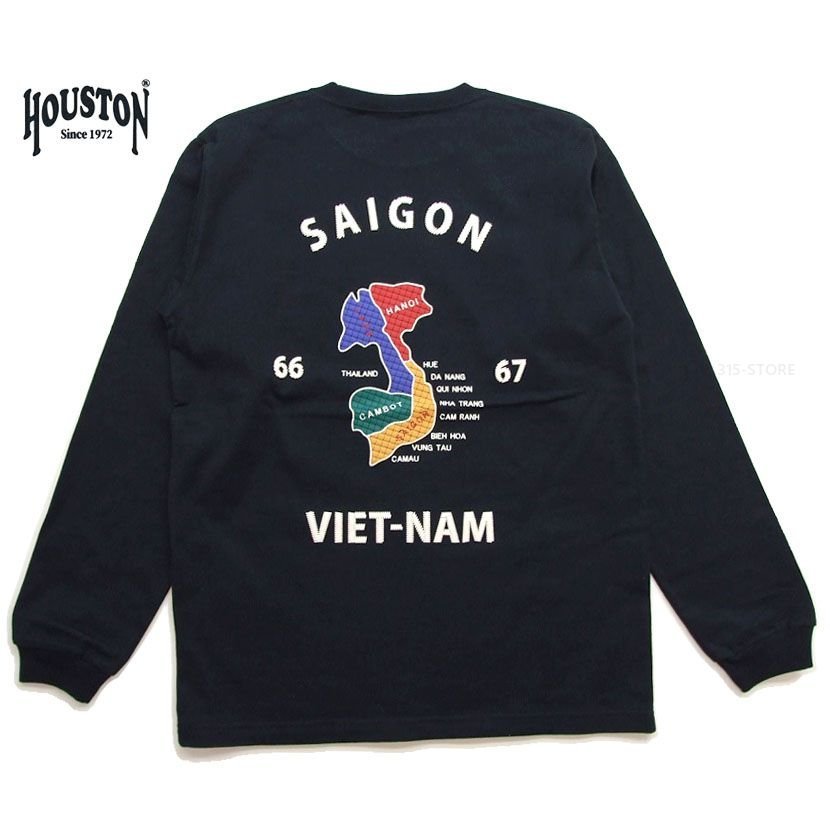 最も優遇の ヒューストン 黒L HOUSTONスーベニアロングTシャツ 新品