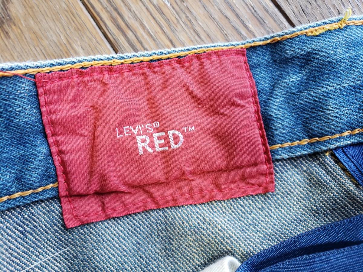 Levi\'s RED/ Levi's red /RED/ solid cutting / screw ./ Denim pants /ji- bread / Italy made /26×30/