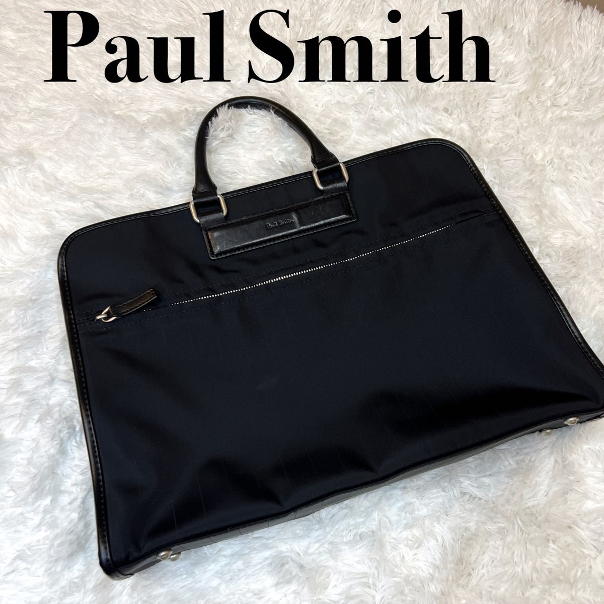 匿名配送】Paul Smith ポールスミス2way ビジネスバッグ 黒-