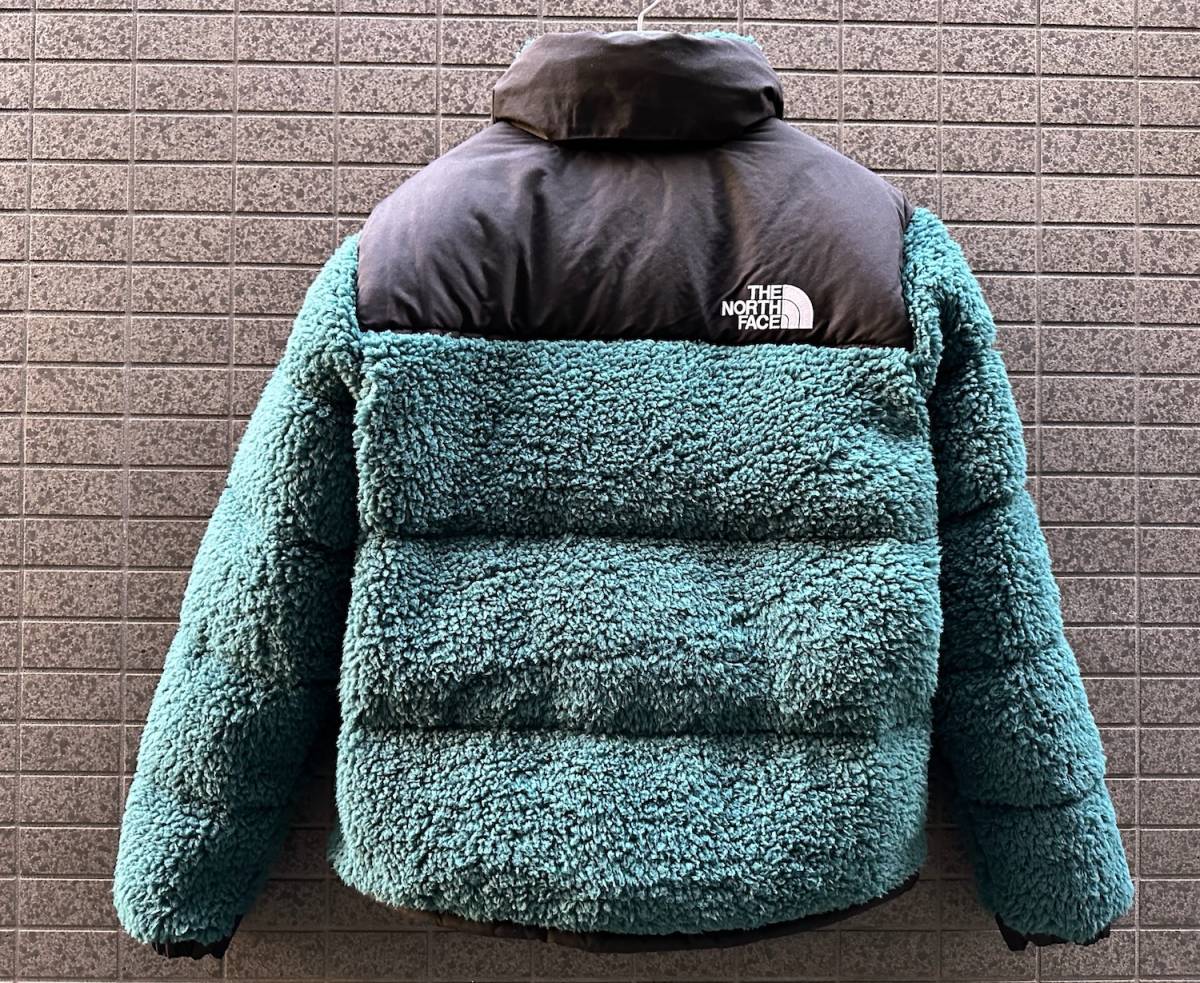 ◆モデル出品◆新品 XLサイズ ノースフェイス ボアパイル ヌプシ グースダウンジャケット緑 The North Face 96 Retro Sherpa Nuptse Jacket