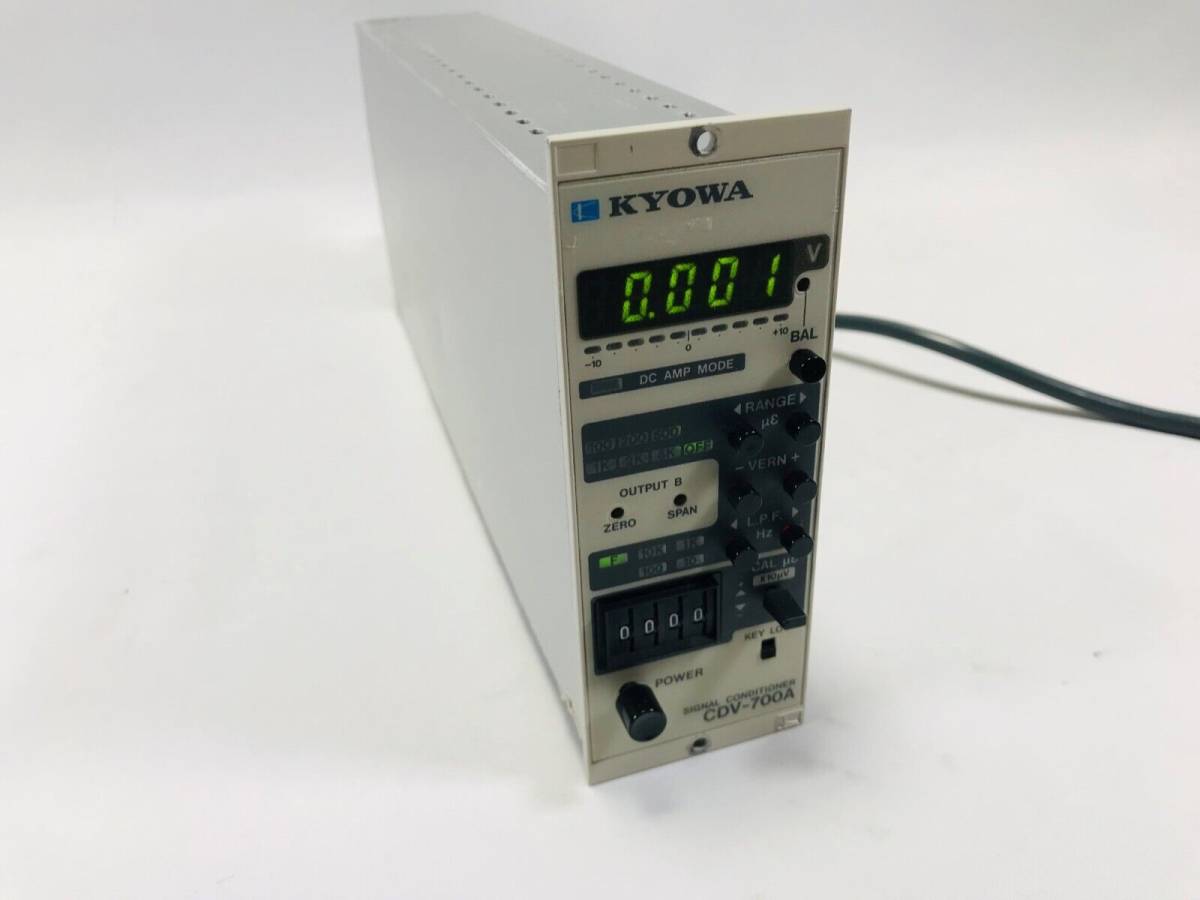 共和電業 KYOWA CDV-700A シグナルコンディショナ 動ひずみ測定器 _画像1