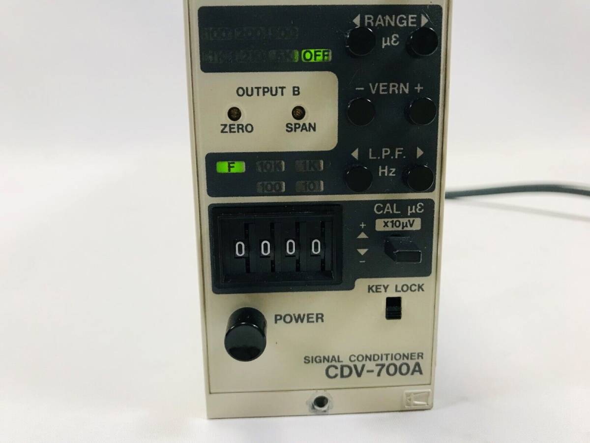 共和電業 KYOWA CDV-700A シグナルコンディショナ 動ひずみ測定器 _画像2