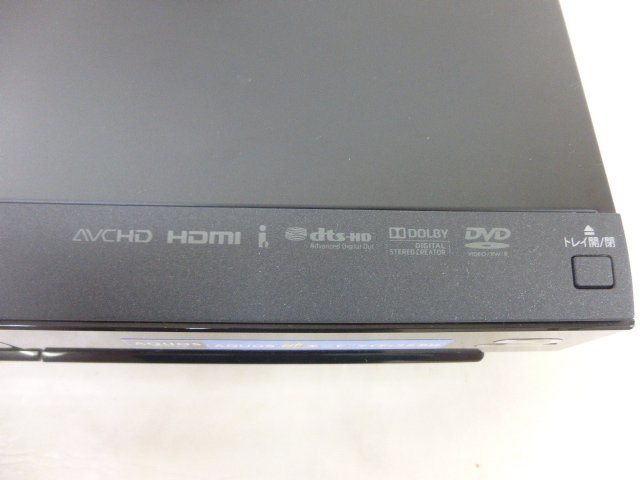 9464●SHARP AQUOS ブルーレイレコーダー BD-HDS43 リモコン付き 2009年製●_画像4