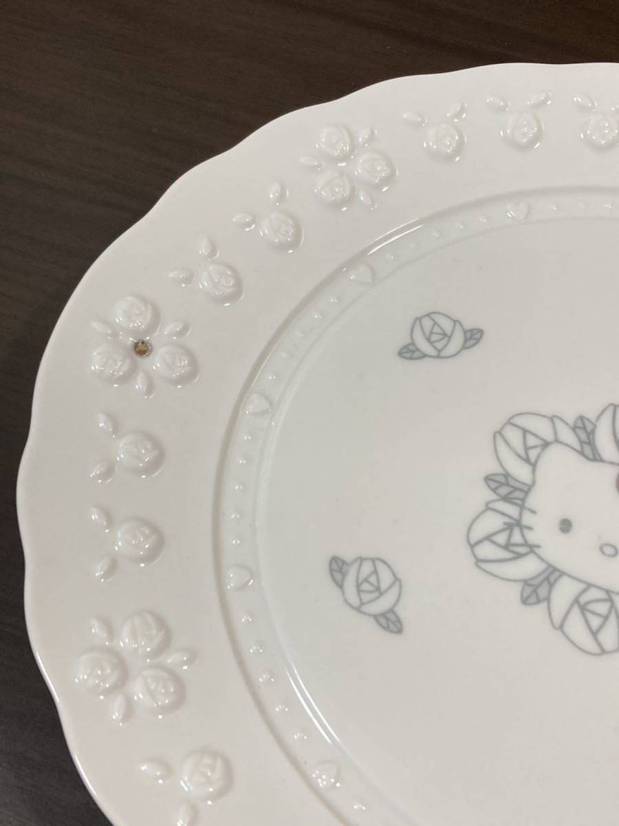 ハローキティ≪ダイヤモンドシリーズ プレート 1枚≫陶器製 皿 ハローキティ≪ダイヤモンドシリーズ プレート 1枚≫陶器製 皿