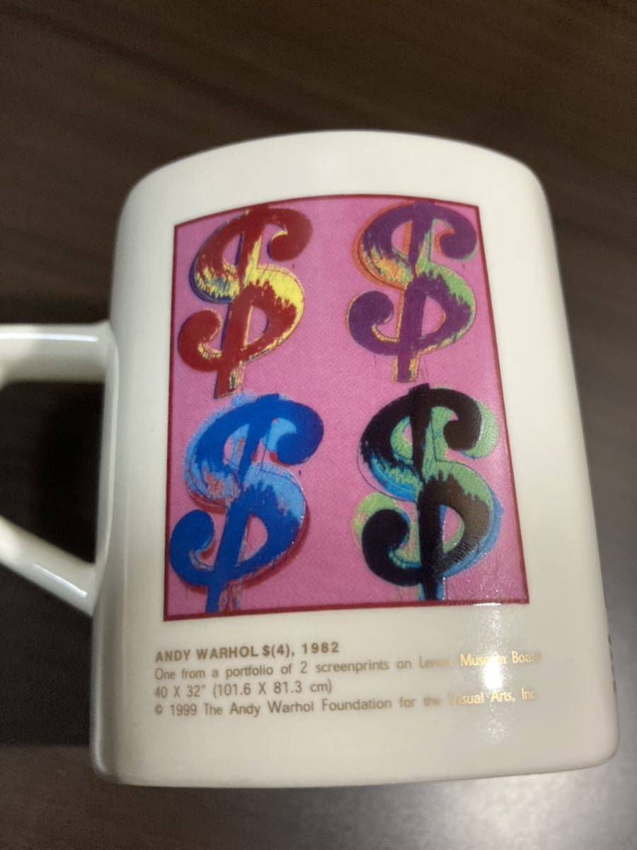 ▼アンディウォーホル≪カップ&ソーサー　1客≫陶器製　ドルモチーフAndy Warhol_画像5