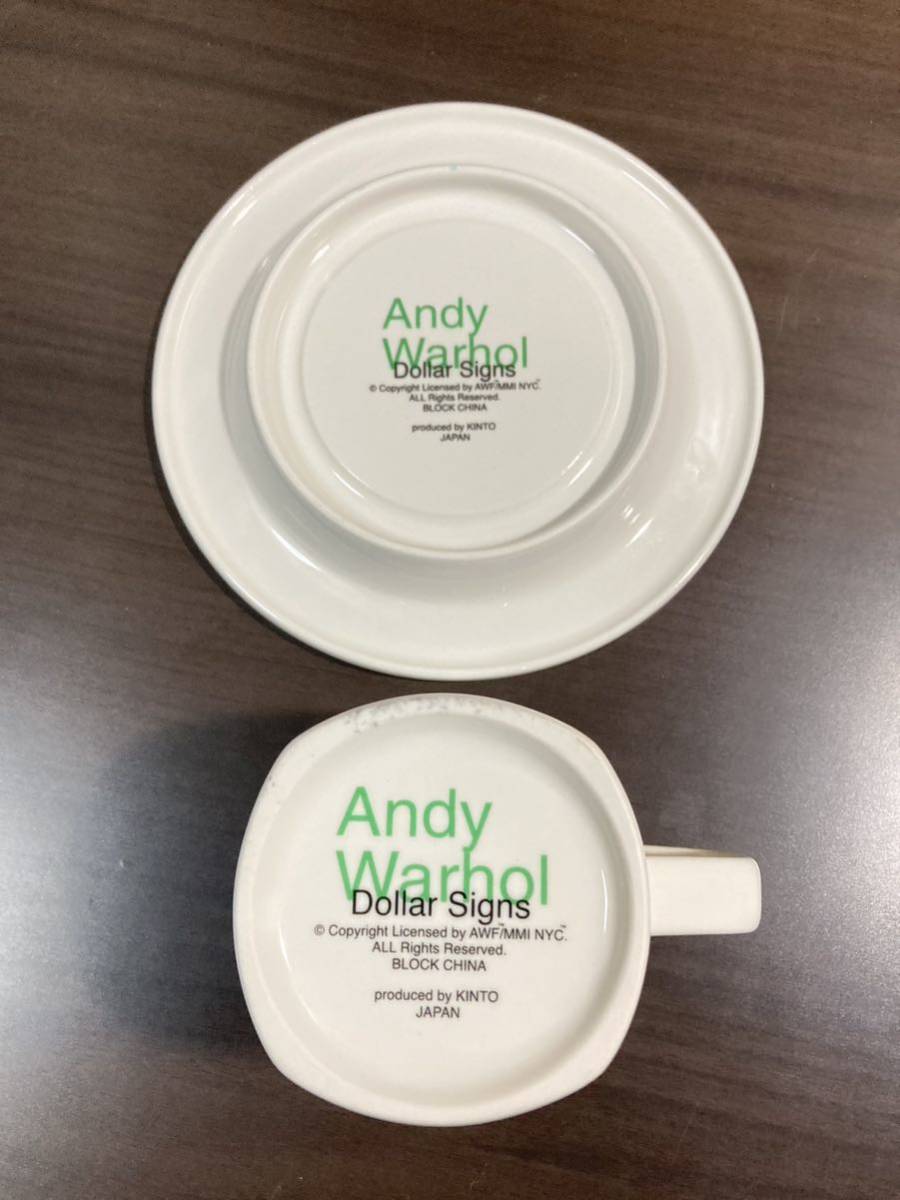 ▼アンディウォーホル≪カップ&ソーサー　1客≫陶器製　ドルモチーフAndy Warhol_画像8