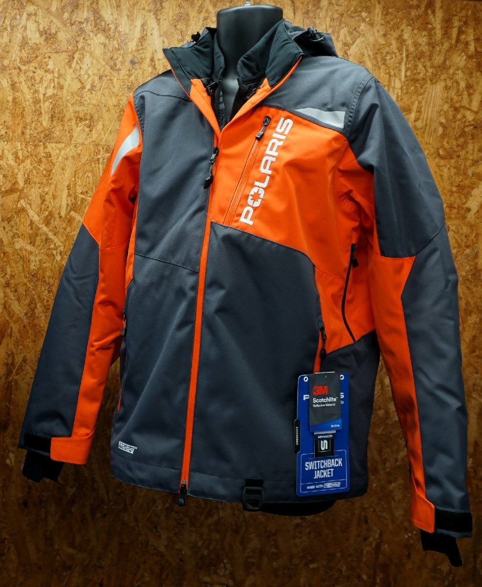 新作モデル ＊POLARIS＊ SWITCBACK JACKET / ORANGE M スノーモービル