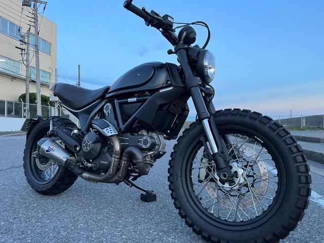 Ducati Scrambler ドゥカティ スクランブラークラシック カスタム 2015年式 車検令和6年8月まで_画像3