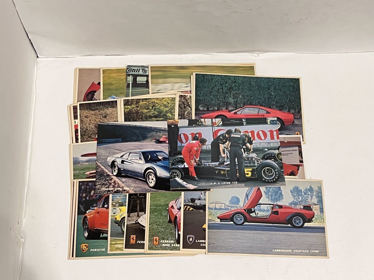 531010025　スーパーカー　レーシングカー　カード　おまとめセット　フェラーリ　ランボルギーニ　ポルシェ　コレクション　車_画像1