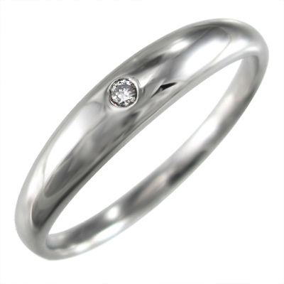 一番の 指輪 一粒 オーダーメイドマリッジリングにも プラチナ900 ダイアモンド プラチナ
