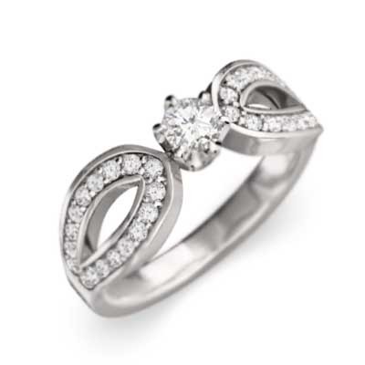 リング 結婚指輪 にも ダイヤモンド 4月誕生石 プラチナ900