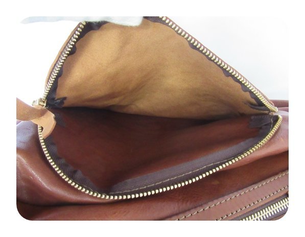 [fns] HERZ hell tsuorgan organ ba Rune rucksack S size G-1 leather Brown 