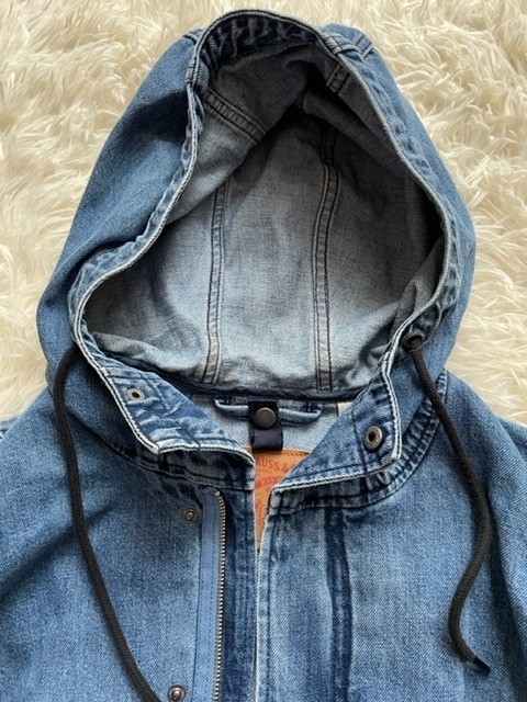 LEVI'S】☆希少☆リーバイス デニムモッズコート インディゴ M LEVI'S】☆希少☆リーバイス デニムモッズコート インディゴ M