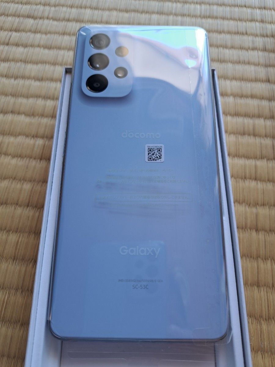 期間限定・新品未使用 Galaxy A53 5G SC-53C オーサムブルー SIM