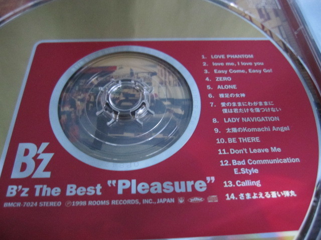 CD B'z The Best Pleasure + Treasure + 初回DVD付CD MAGIC (稲葉浩志 松本孝弘 ビーズ 金 銀 ベスト_画像2