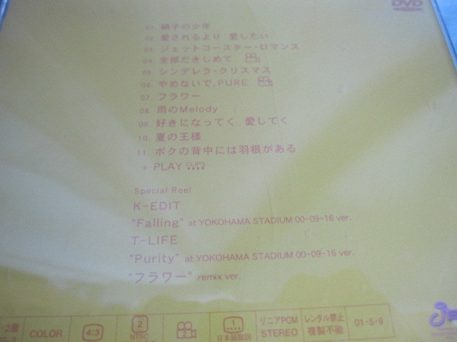 DVD KinKi Kids Kinki Kiss single selection JEBN-0001 (堂本剛 堂本光一／硝子の少年 ボクの背中には羽根がある 全11曲_画像2